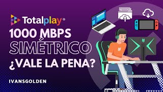 TOTALPLAY RELÁMPAGO 1000 MEGAS SIMETRICO ¿VALE LA PENA [upl. by Fidel]