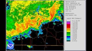 Nashville Flood 2010 Radar The Making of Nashlantis [upl. by Alyss574]