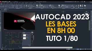 🎬  Tuto  AUTOCAD 2023 Pro  Apprendre en 8H00  Part 1 [upl. by Ragouzis]