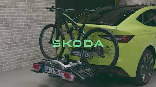 Škoda Original Zubehör – Fahrradträger AHK richtig montieren [upl. by Laws]