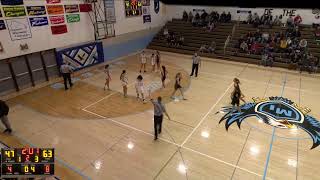 Menominee Indian vs WittenbergBirnamwood High School Girls Varsity Basketball [upl. by Ahsekal]