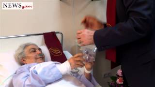 Manvel Grigoryan visited Vazgen Sargsyans mother in hospital [upl. by Ultan]