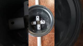 Air diffuser tube fixing container making demo [upl. by Nekial338]