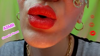 ASMR lens kisses  close up asmr kisses  ASMR kisses candle  CloseUp ASMR Kisses for Sleep [upl. by Iaw]