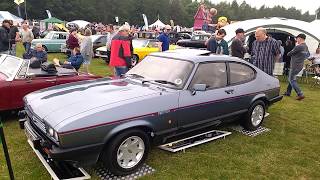 Showroom condition Ford Capri 28 Injection a visual review England Tatton Park Classic Car Show [upl. by Si]