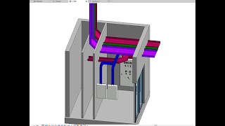 Revit Electrical Room Tutorial revitbim cabletrays electricalroom [upl. by Nolan]