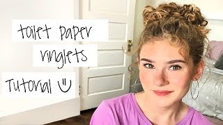 Toilet Paper Ringlet Curls Tutorial  80s Hair [upl. by Yllaw346]