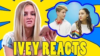 Ivey Reacts Little Bit MattyBRaps ft Haschak Sisters [upl. by Oberstone]