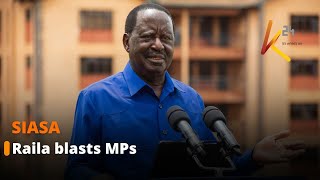 Raila condemns MPs over standoff on transfer of county funds [upl. by Mayhs519]