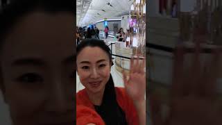 CHRISTIAN DIOR CHRISTMAS TREE🎄HongKong Airport Gates クリスチャン ディオール クリスマスツリー🎄香港空港ゲート前 [upl. by Landan663]