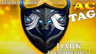 AQW NEW GORGONS GAZE RARE GAUNLET amp SHIELD RARE HOUSE WALL ITEM l DARK TREASURE HUNT JOIN MUSEUM [upl. by Baram]