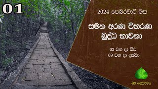 01 පෙබරවාරි මස බුද්ධ භාවනා  මීරිගම 20240203 pm [upl. by Oelgnaed128]