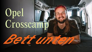 Opel Crosscamp Bett unten  Off by CamperBoys 2024 [upl. by Chelsy741]