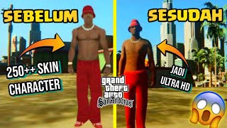 MOD UBAH KARAKTER GTA SA JADI HD Tutorial Mengubah Graphic HD Character GTA SA PC 100 Work [upl. by Audley]