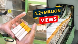 How Cigarettes are Manufactured  Start to Finish  Cigarette Manufacturing [upl. by Madalena532]