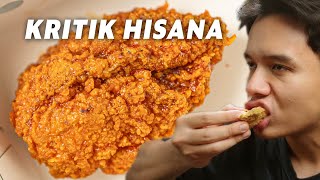 KRITIK MENUMENU HISANA FRIED CHICKEN  ADA YANG SAD [upl. by Adnawot660]