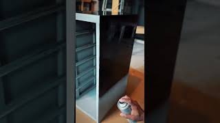 ASMR DiY old drawer cabinet makeoverin vintage color palette shorts short asmr diy makeover [upl. by Idnew579]