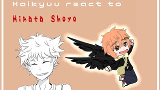 Haikyuu react to Hinata Shoyoangstspoilers11 [upl. by Klos]