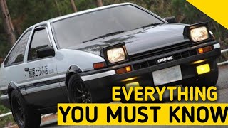 TOYOTA AE86  COMPLETE QUICK GUIDE  HACHI ROKU [upl. by Remled623]