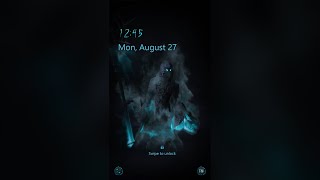 Galaxy Premium Theme  Reaper Animated Lockscreen [upl. by Haberman]