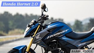 Honda Hornet 2O New Model New Honda Hornet 2O with new matt blue 💙 colour [upl. by Luthanen]