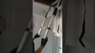 Operation of Youngman Telescopic Loft Ladder [upl. by Adin54]