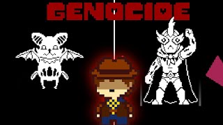 Undertale Yellow Decibat  El Bailador Genocide Battle [upl. by Livingstone]