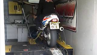 GSXR SRAD 600 DYNO RUN [upl. by Odraude]