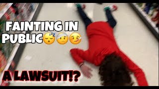 FAINTING IN PUBLIC LAWSUIT [upl. by Lundt]