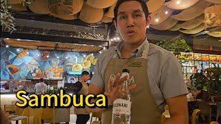 How to make Sambuca by Christian Restaurant Olivia sambuca olivia restaurant surco lima peru [upl. by Ajram]