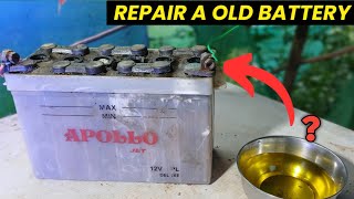 12 volt Battery Repair  how to Repair 12 volt battery  Charge Battery [upl. by Ertha]