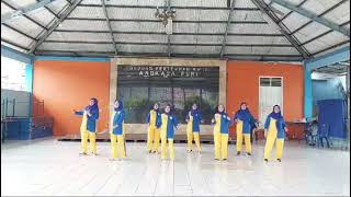 Prahara Cinta linedance Choreo by Iin Setiaji INA Demo by LD Angkasa Puri [upl. by Corvese334]