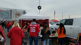 AMAZING TAILGATE PARTIES  LEVI STADIUM [upl. by Auginahs]