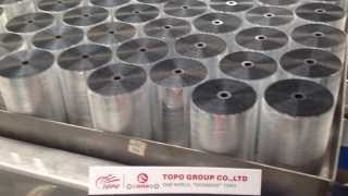 China Topo Capacitors How to make CBB65 CBB60 Run Capacitors Winding Capacitor Core [upl. by Teeniv36]