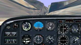 Flight Simulator 98 Canyon Aproach to Hoover Dam [upl. by Nnylacissej795]