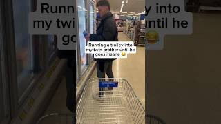 Bumping Shopping Cart Into My Twin Prank [upl. by Haraf]