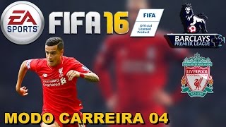 FIFA 16 MODO CARREIRA 04  ESTREIA NA BARCLAYS PREMIER LEAGUE [upl. by Ailen]