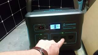 Generark HomePower One Portable Solar Generator Preview Sale Full Review Coming Up Soon [upl. by Einram368]