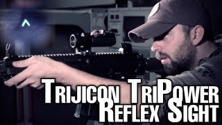 Trijicon TriPower TX30 Reflex RedDot Sight Airsoft  Review EpicAirsoftHD [upl. by Yemac]