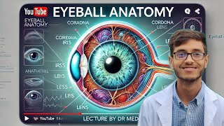 Eyeball Anatomy  Brain Eyeball Card  Anatomy bangla lectures [upl. by Fabiola118]