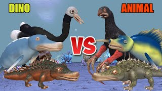 Dino vs Animal Battles S4  SPORE [upl. by Endres]