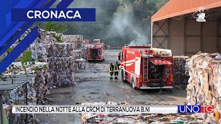 Incendio nella notte alla CRCM di Terranuova Bracciolini [upl. by Ecirtahs865]