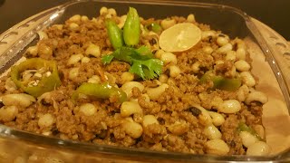 Lobia keema recipe by tasty food and vlogs [upl. by Dilan733]