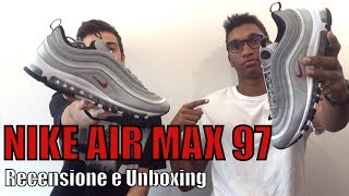 NIKE AIR MAX 97  Unboxing e Recensione [upl. by Elleinet]