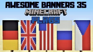 ✔ 5 AWESOME MINECRAFT BANNER DESIGNS WITH TUTORIAL 35 [upl. by Noivart]