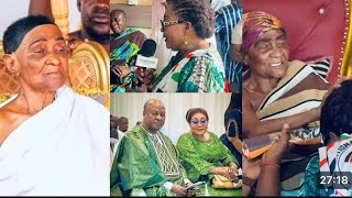 Lordina Mahama pays a visit to Asantehemaa at Manhyia Palace [upl. by Nwahsir]