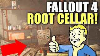 The HIDDEN BUNKER In Sanctuary Fallout 4 Root Cellar Location amp Loot [upl. by Berriman769]