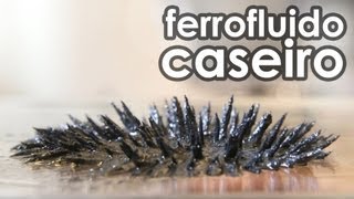 Como fazer ferrofluido caseiro RECEITA DE FERROFLUIDO [upl. by Adnavoj164]