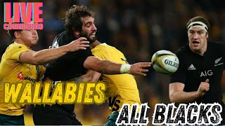 WALLABIES  ALL BLACKS COMMENTO LIVE [upl. by Suoivatnod983]