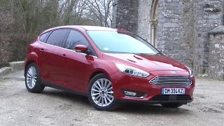 Essai Ford Focus 10 Ecoboost 125 Titanium 2015 [upl. by Yeliak]